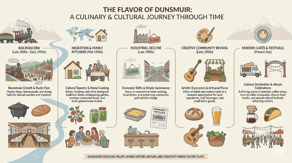 The History of Dunsmuir Through Food & Culture
