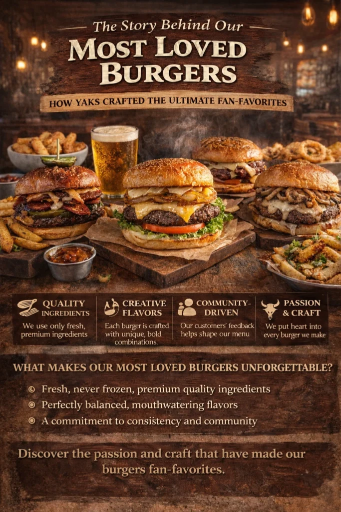 The Story Behind Our Most Loved Burgers