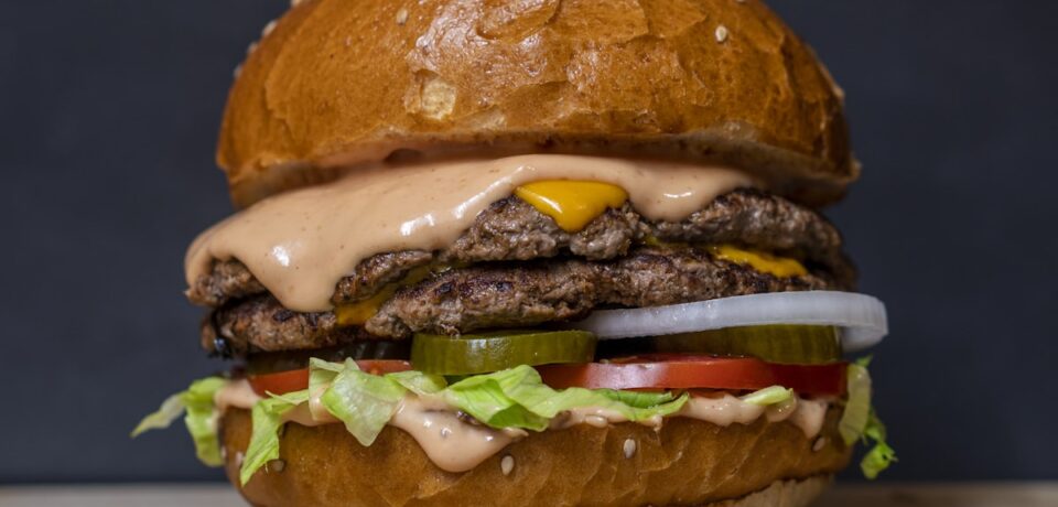 Burger at Yaks on the 5 road trip food stop Dunsmuir CA Burger at Yaks on the 5 road trip food stop Dunsmuir CA